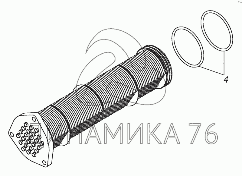 Камаз теплообменник схема