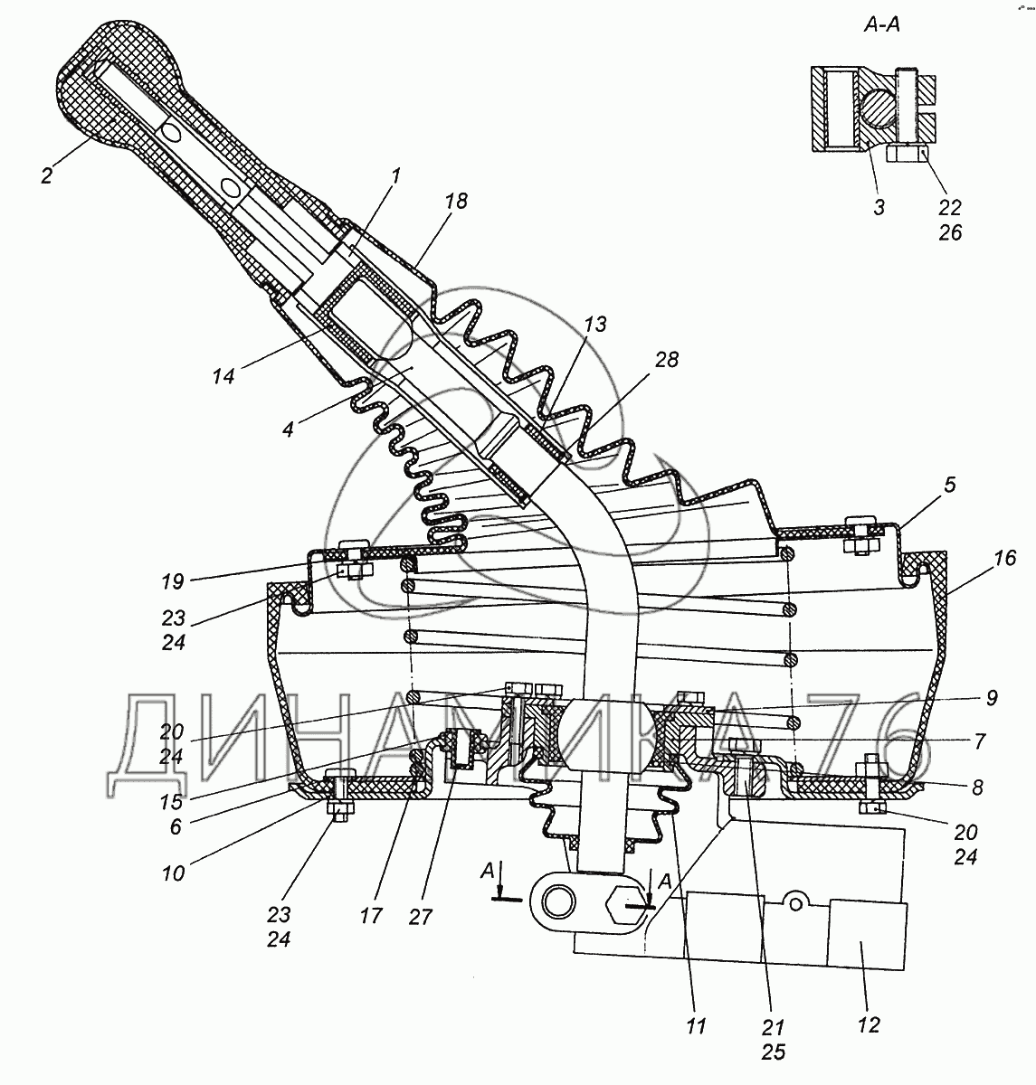 Кулиса кпп камаз 6520 коробка zf схема