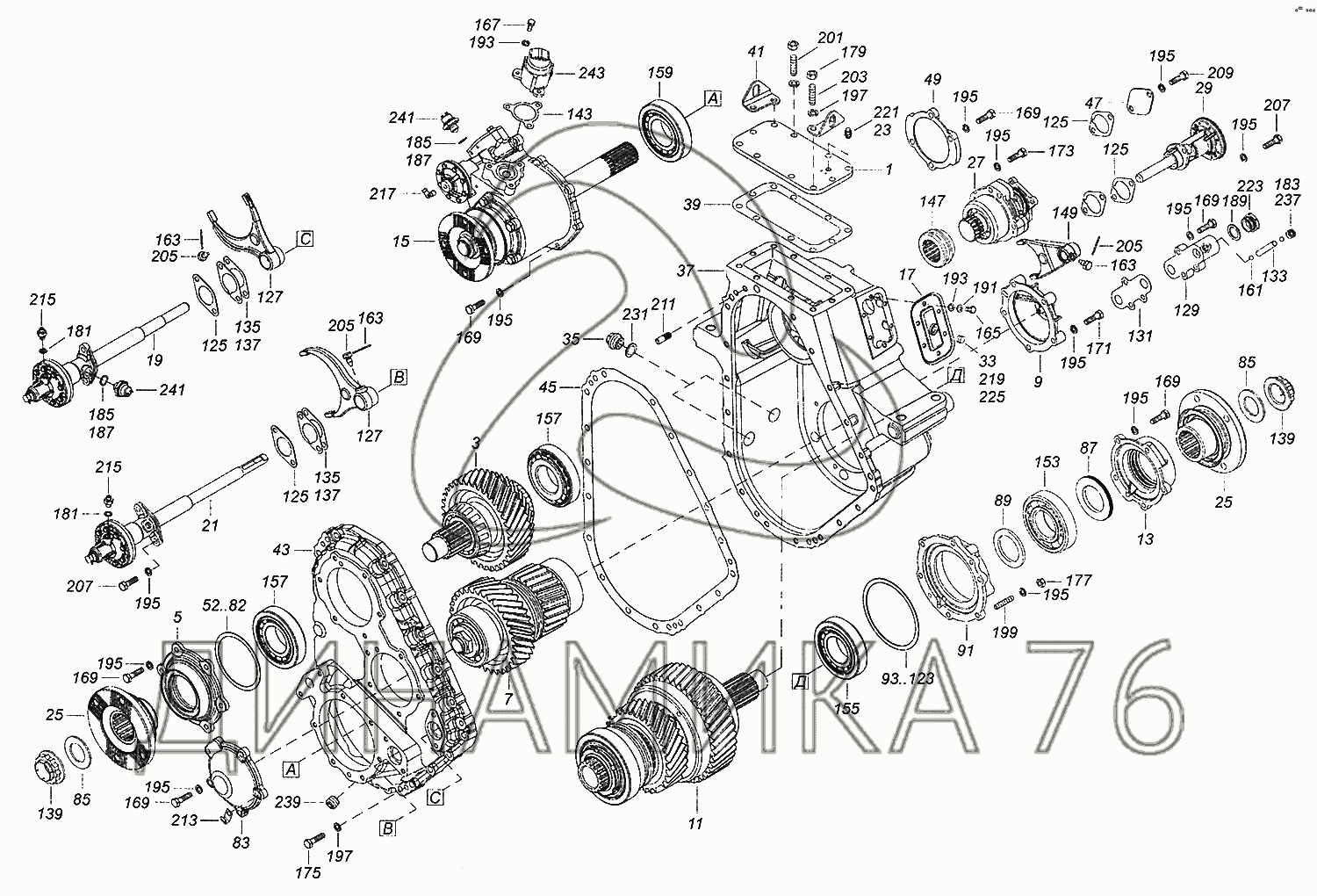 Раздатка 65111 схема