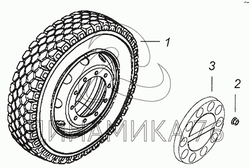 Стоимость колеса на камаз