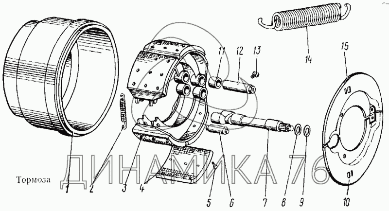 Как правильно клепать колодки на камазе 5320 схема