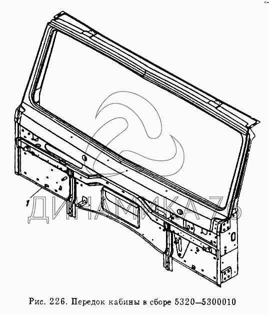 Передок кабины камаз