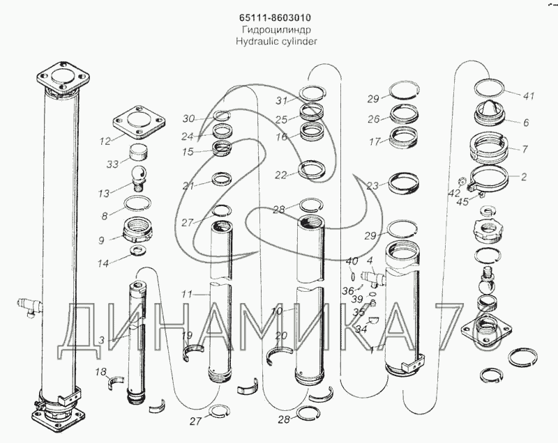 Ремонт гидроцилиндра камаз
