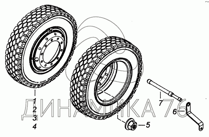 Стоимость колеса на камаз