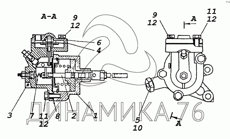 333.1110700-30 Корректор подачи топлива по наддуву на КамАЗ-53229 (Евро ...