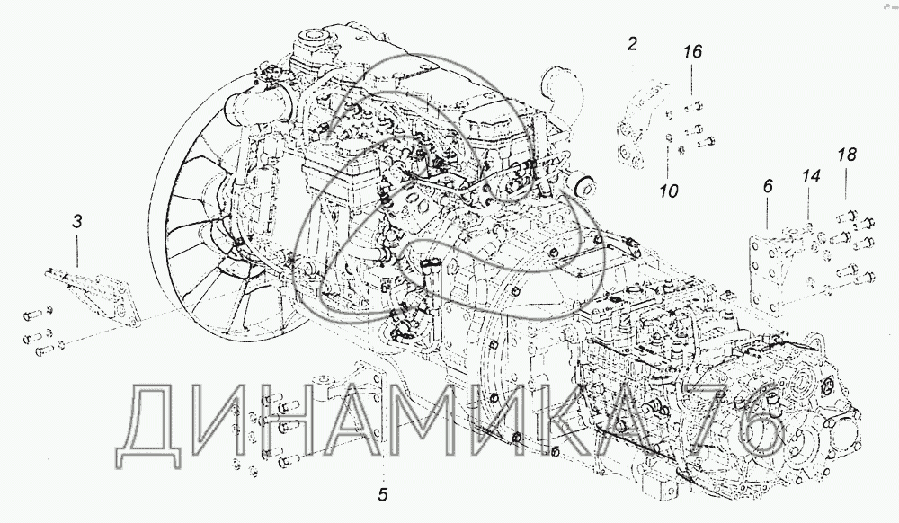 Камаз 53605 схема