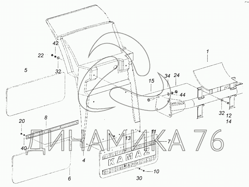 Камаз 6520 евро 4 схема