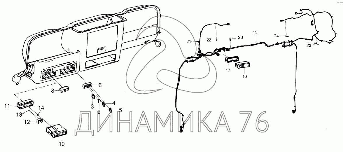 Схема mux камаз 5490