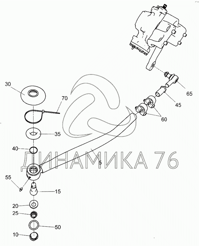 Вал рулевой камаз 5490 схема