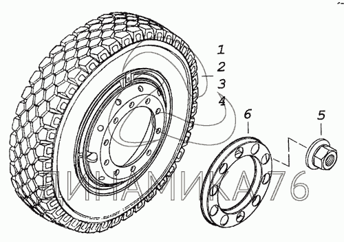 Стоимость колеса на камаз