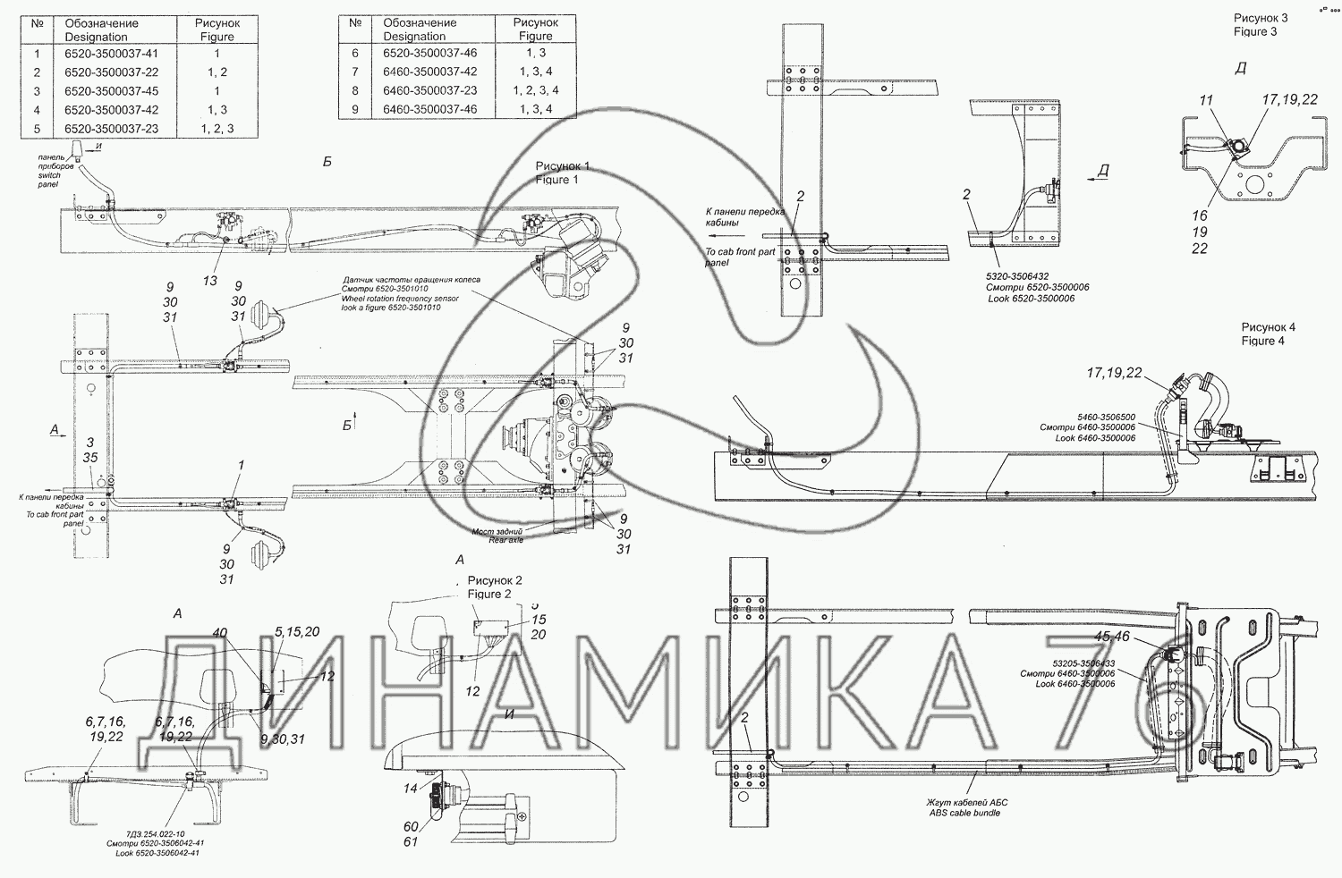Камаз 6520 евро 4 схема