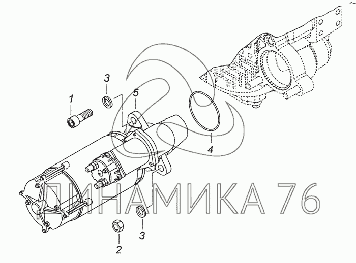 Схема стартера камаз евро 4