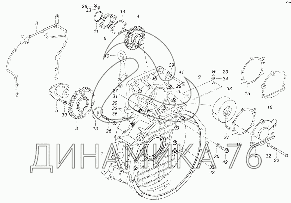 Схема двигателя камаз евро 4