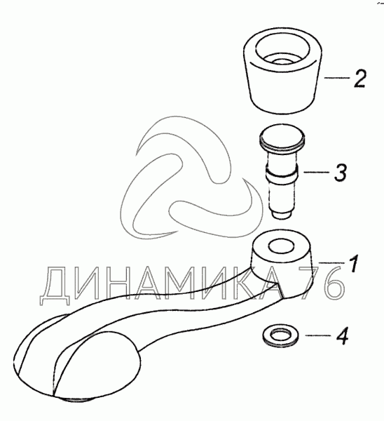 Ручка стеклоподъемника камаз 65115
