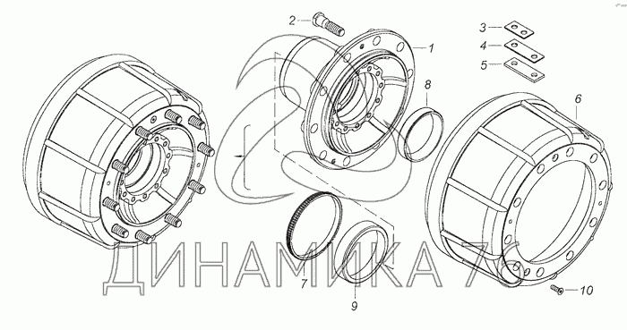 Ступица Камаз 43118 Купить