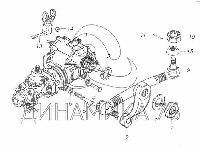 Гур камаз 6520 zf схема