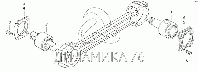 Шарнир рмш камаз 65115