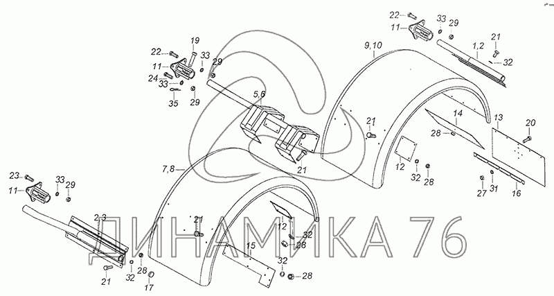 Межосевой дифференциал камаз 65115 схема