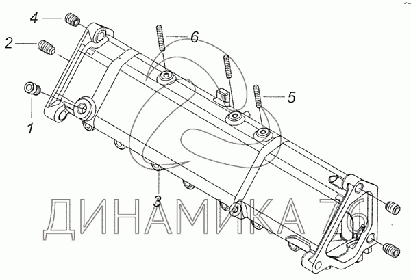 Коллектор впускной камаз схема
