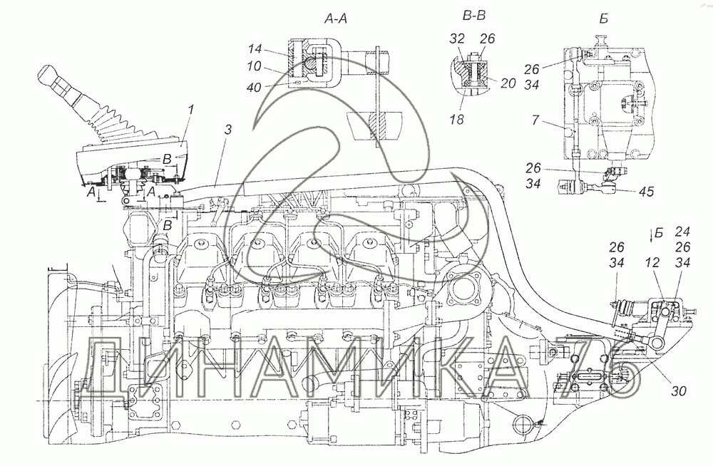 Схема переключения передач на камазе 65115