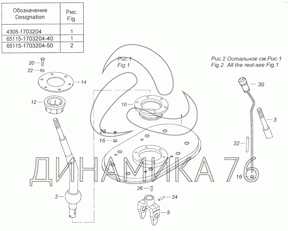 Схема переключения передач камаз 4308