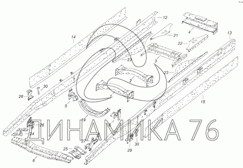 Рама камаз 65115