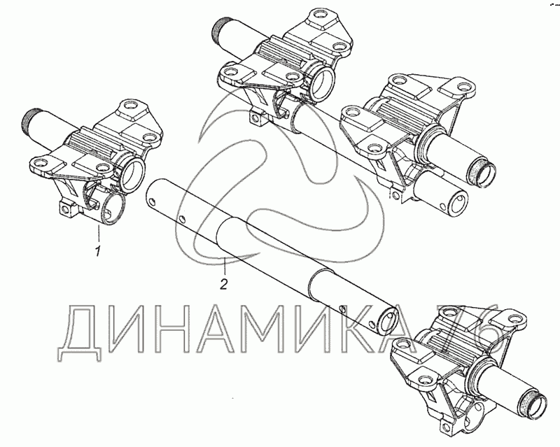 Балансир камаз 43118 схема