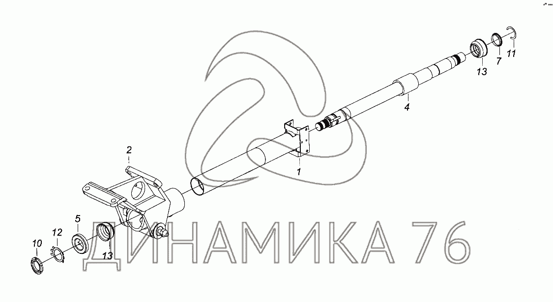 Рулевая колонка камаз схема