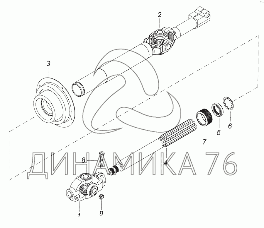 Рулевая камаз 6520 схема