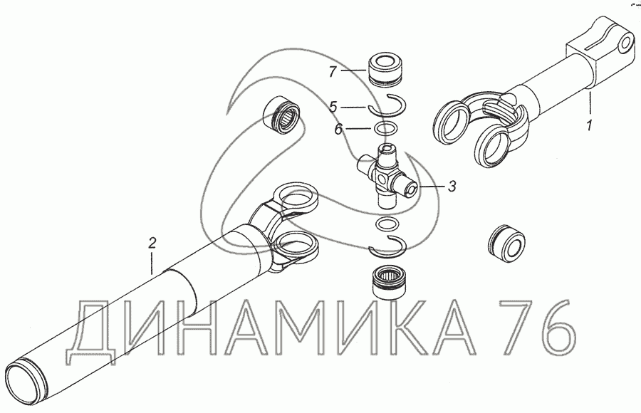 Шарнир рулевой камаз