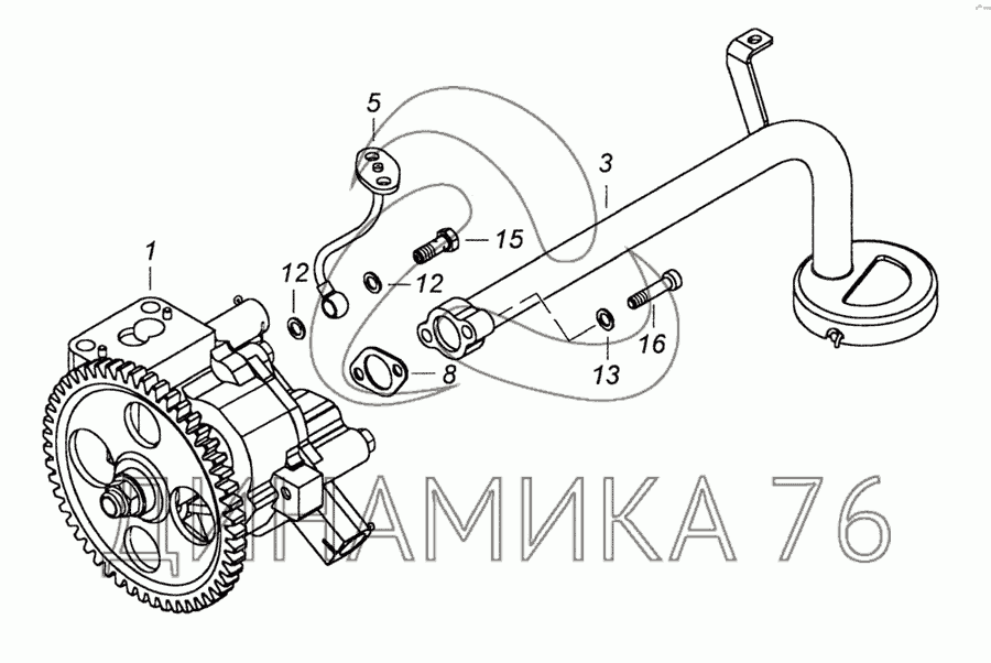 Тип насоса камаз 740