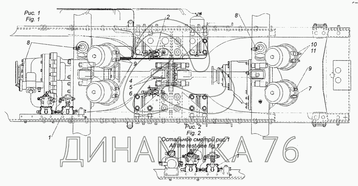 Схема тормозной системы камаза 65 20