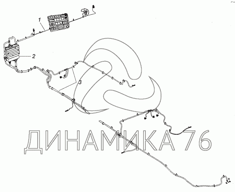 Камаз 6520 расположение датчиков 6520-4000012-30 АБС. Расположение на автомобиле на КамАЗ-6520 (Euro-4)