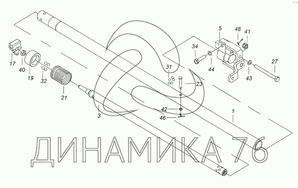 Кулиса камаз 6520 схема