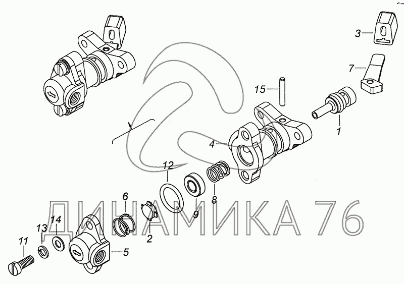 Блокировка камаз 5320 схема