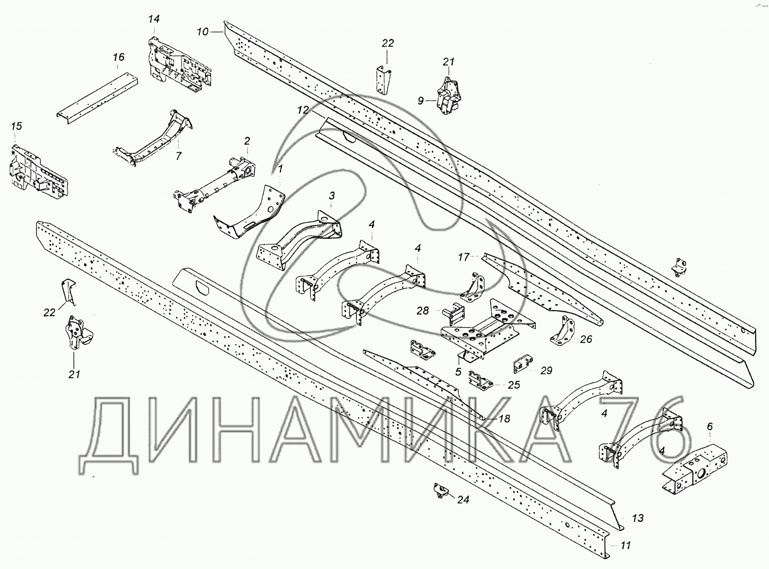 Схема каталог камаз 6520