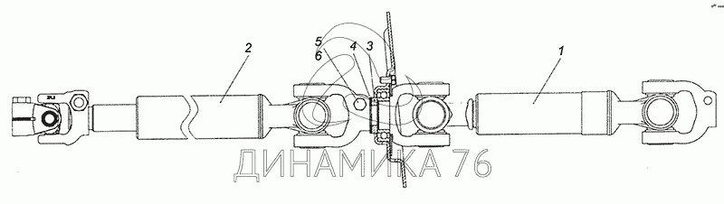 Рулевая камаз 6520 схема