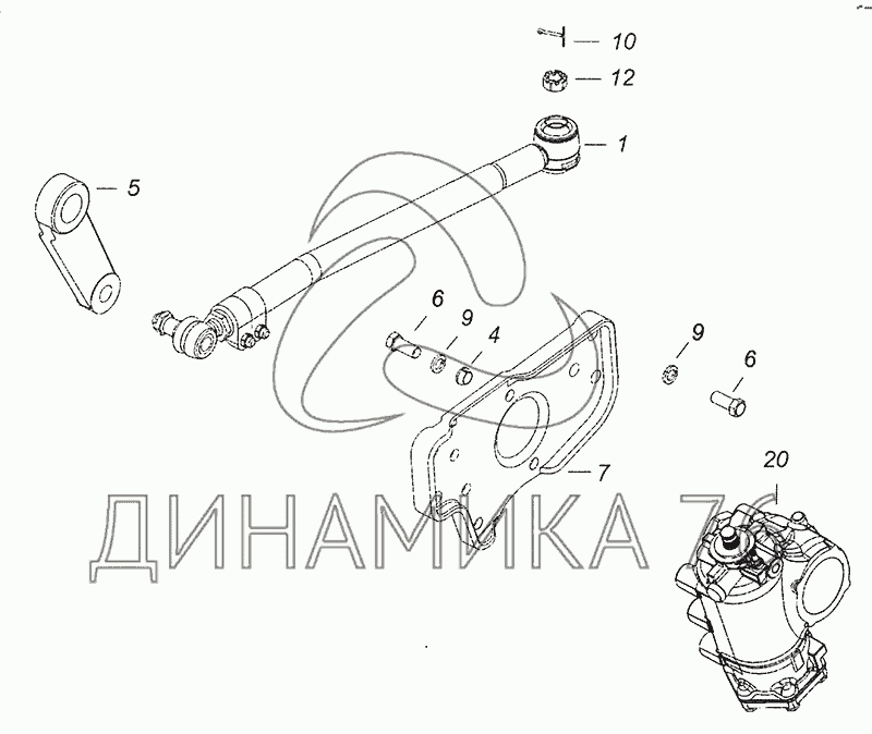 Камаз 6520 гур схема