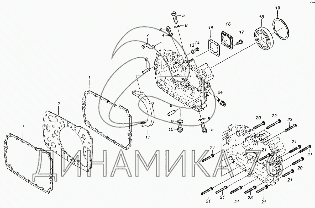 Камаз 6520 как снять коробку передач