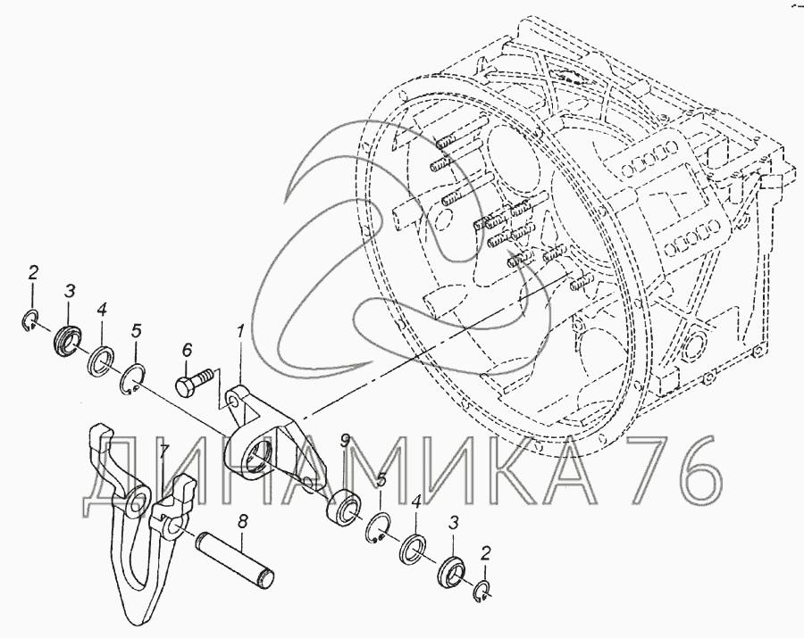 Коробка зф камаз 6520 схема