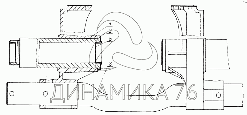 Схема сборки балансира камаз