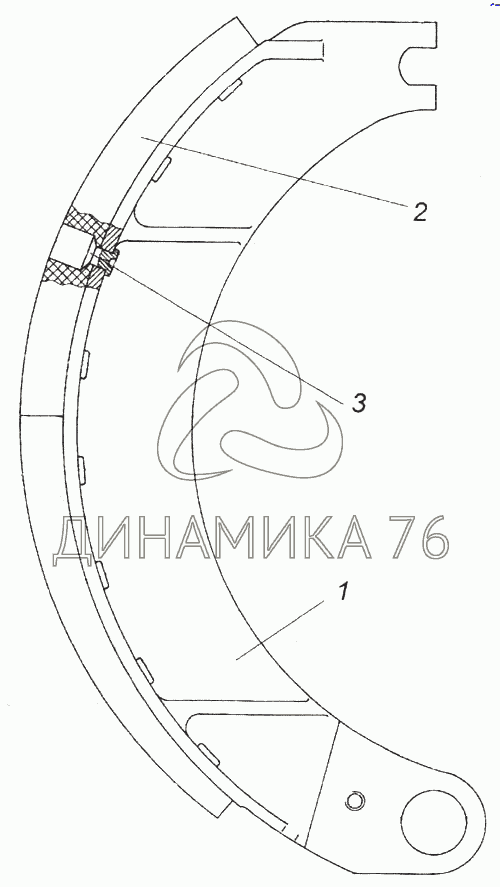 Схема клепания колодок камаз