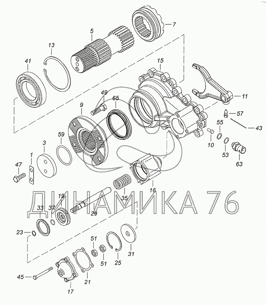 Схема раздатки камаз 65111 с описанием и схемами