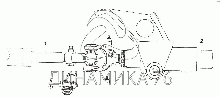 Рулевая колонка камаз схема