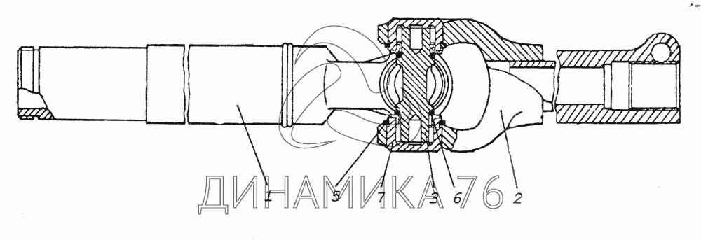 Крестовина мкд камаз схема