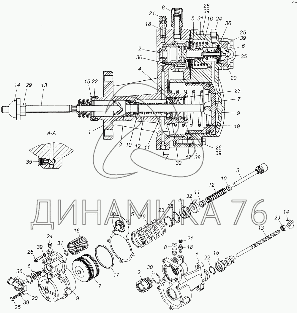Схема пгу камаз крупным планом