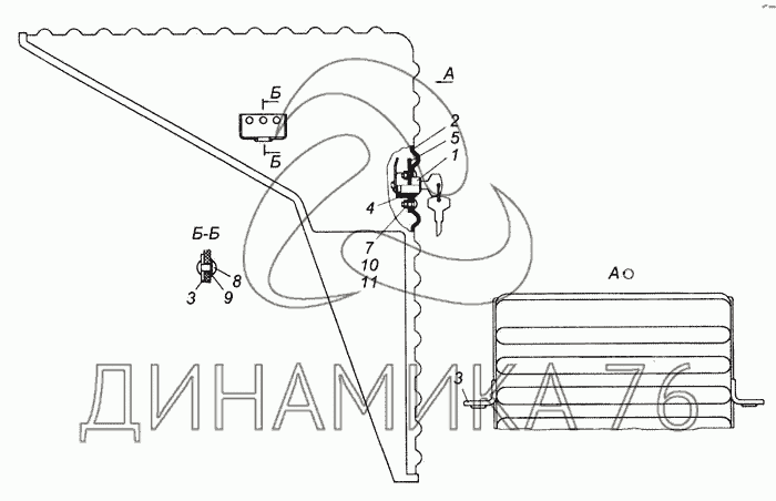 Крышка ящика камаз