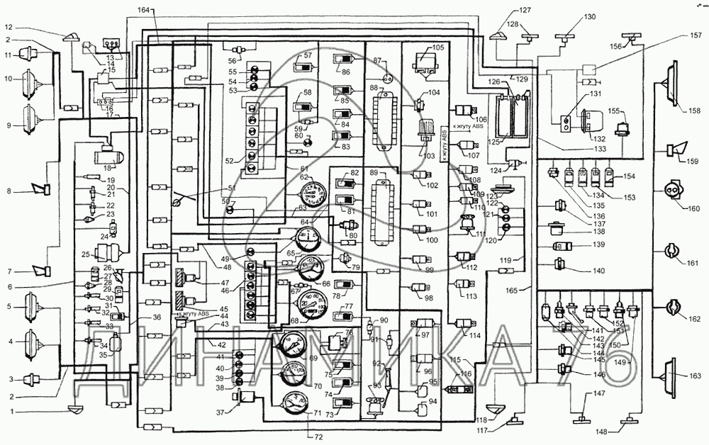 Комплектация автомобиля КРАЗ 65055