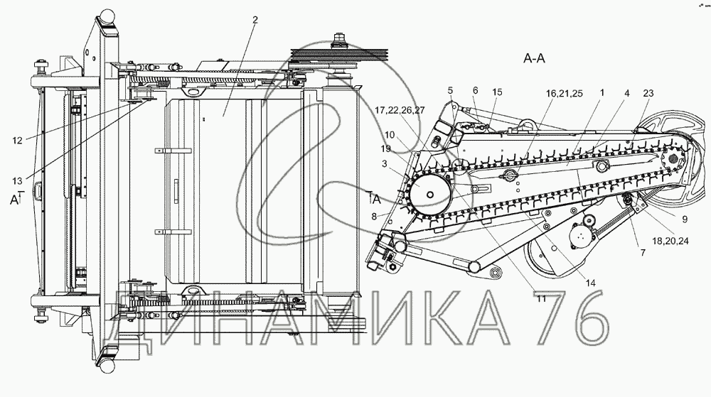 Наклонная камера акрос 595 плюс схема