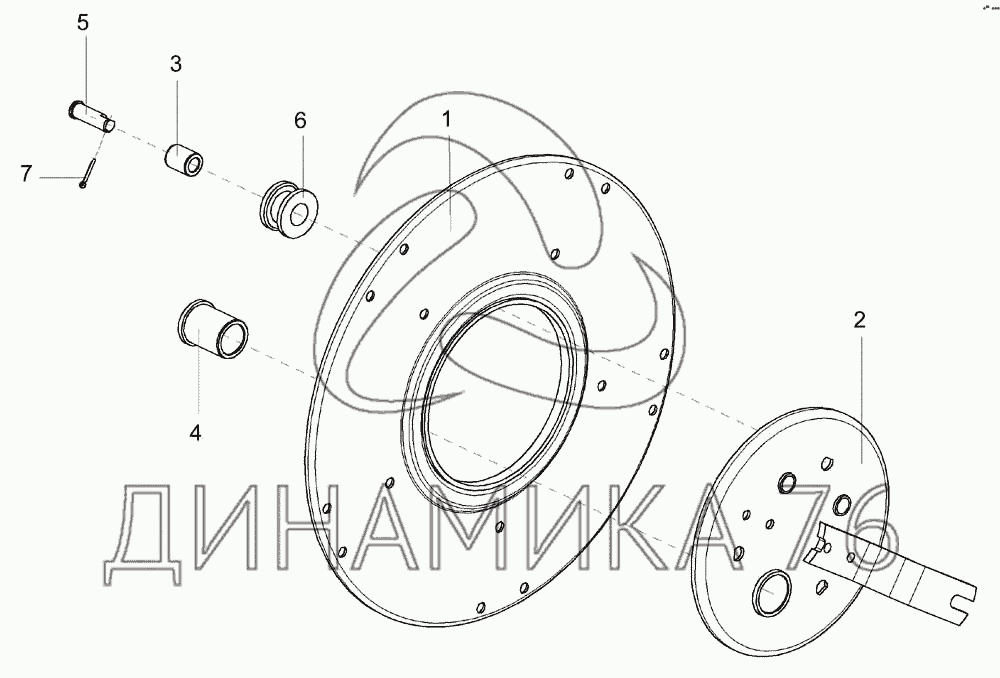 Кзр 1573170 эксцентрик левый